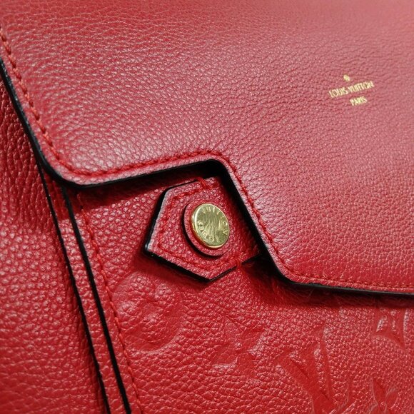 809739BA (X6) Louis Vuitton Hand Bag Trocadero Red Monogram Empreinte - Picture 6 of 13